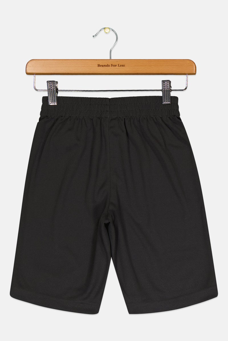Nike 3Brand by Russell Wilson Kids Boy Running Shorts, Charcoal - Image 2